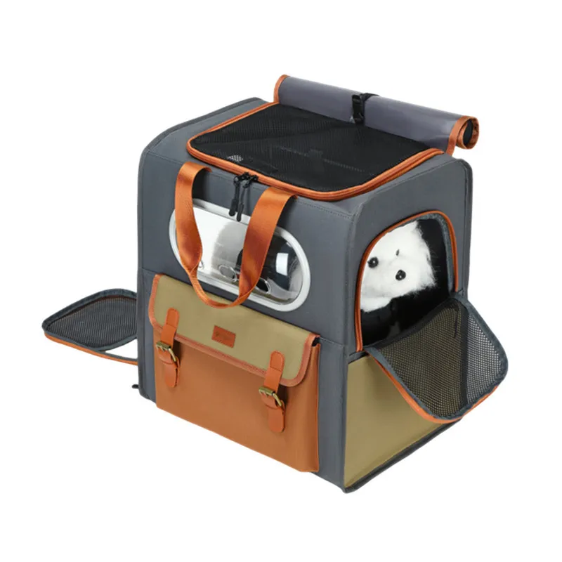 New Ventilate Pet carrier backpack Portable cat backpack carrier space Suitcase Space Luggage bags pets bag with wheels Cat bag