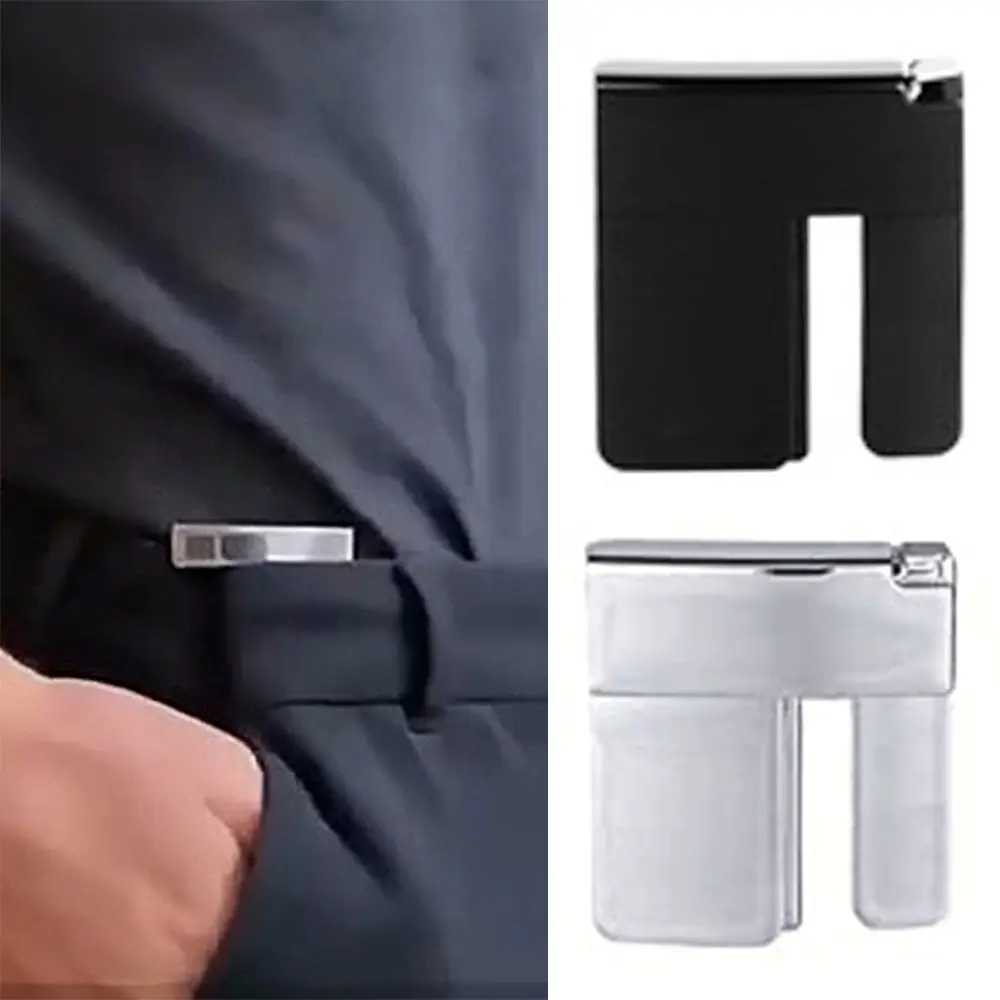 Adjustment Buckle Waist Buckle Folding Waist Clip Button Tool Waist Closing Removable Clothing  Sewing Jeans Pants Belt Clip 4