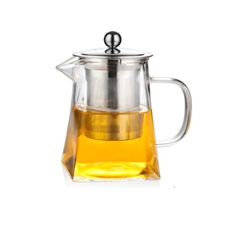 Glass Teapot with Infuser Tea Set Kettle Maker Infusers Jug Teaware Kitchen Dining Bar Home Tea Kit  Glass Teapot  Samovar