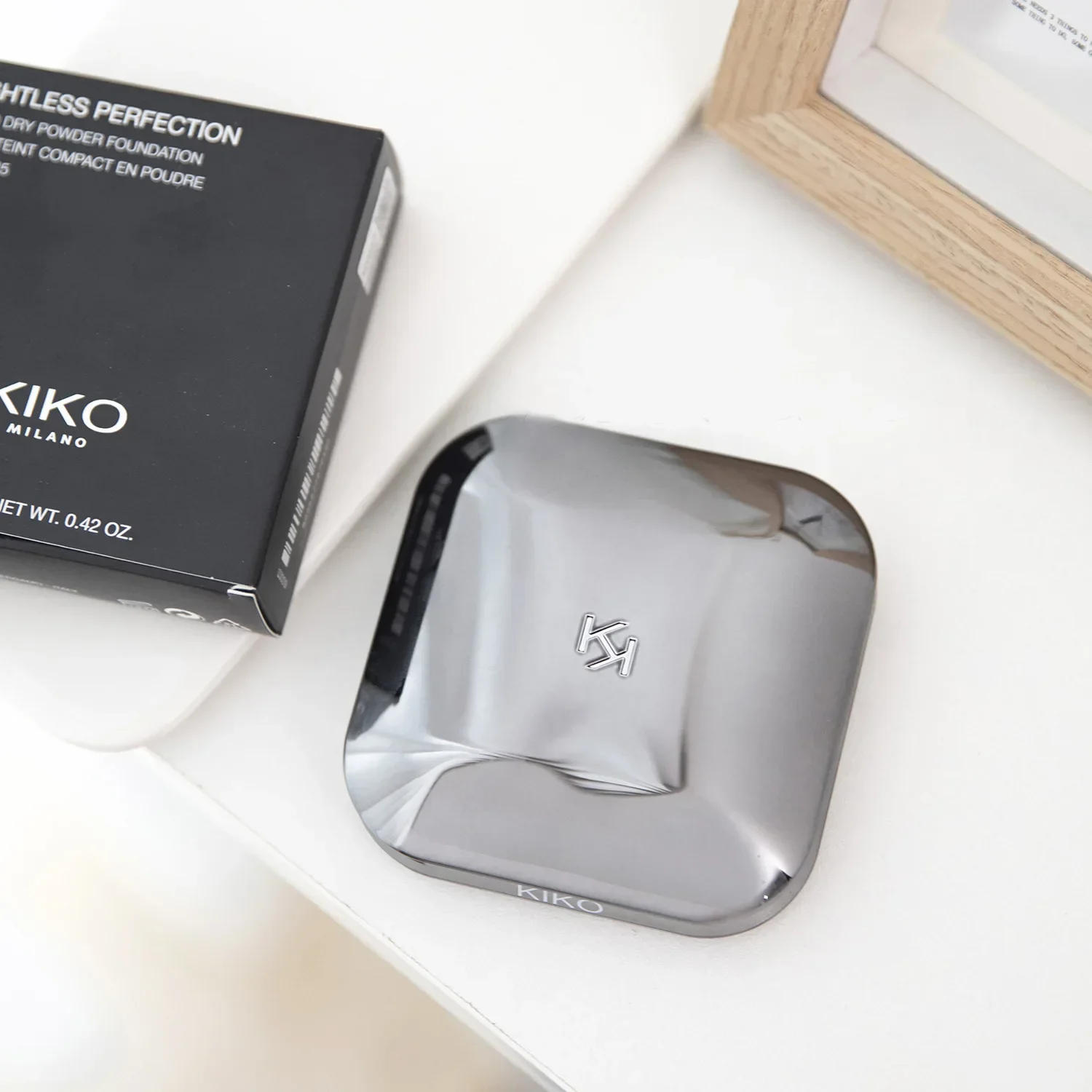 KIKO MAKEUP Face Setting Face Powder Mineral Foundation Oil-Control 3 Colors Matte Smooth Finish Concealer Makeup Pressed Powder