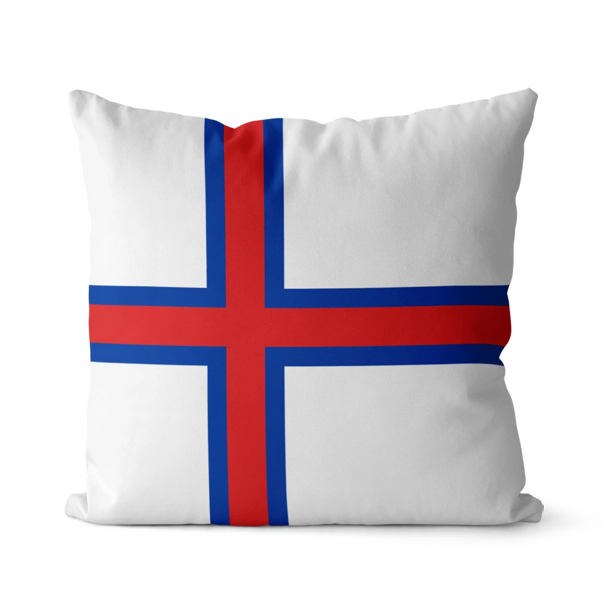 

WUZIDREAM Home Decor Cushion Cover Faroe Islnads Flag Pillow Cover Decoration Pillow Case Decorative Throw Pillow Cover