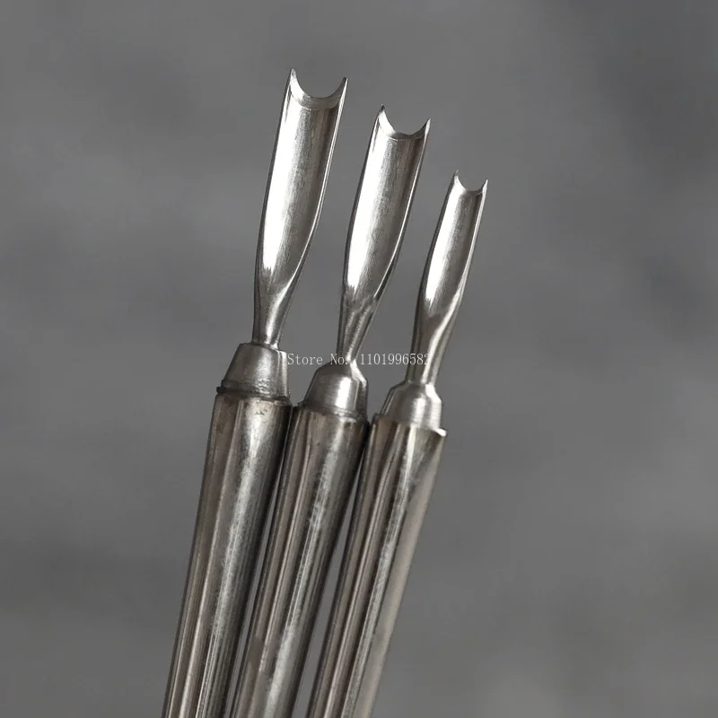 3 Pieces/set Stainless Steel Clay Sculpture Tools DIY Handwork Making Ultra Light Clay Fish Scale/dragon Scale Texture Tools
