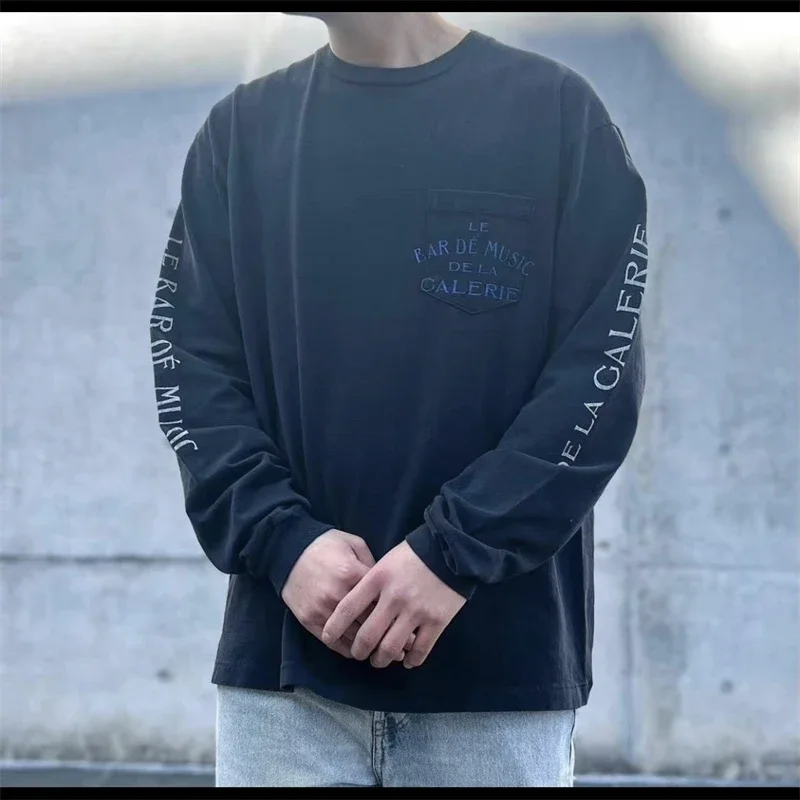 

New Rhude Spring And Summer Falling For You Tee, Loose Cotton Short Sleeve T-Shirts For Men And Women