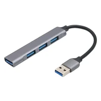 4-портовый адаптер USB 3.0-концентратор 5 Гбит/с USB-концентратор данных USB C к USB-концентратору Несколько концентраторов USB 3.0 Расширитель портов USB для ноутбуков и ПК — изображение 5