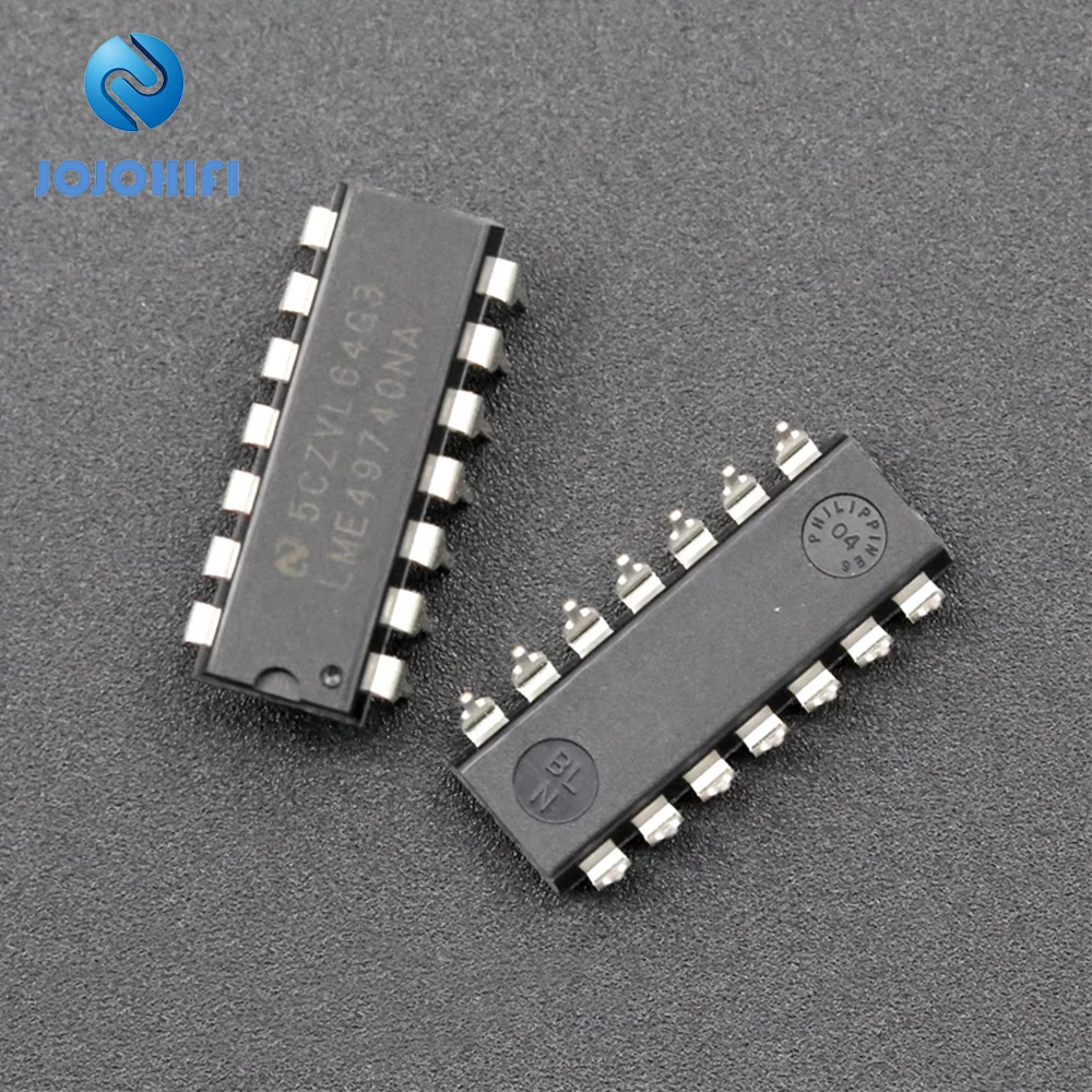 1pcs—10pcs New Original Imported Authentic Direct Insertion LME49740NA High Fidelity Audio Quad Amplifier Packaging DIP14 tai 20pcs new original imported lm324pwr lm324pw l324 tssop14 quad operational amplifier