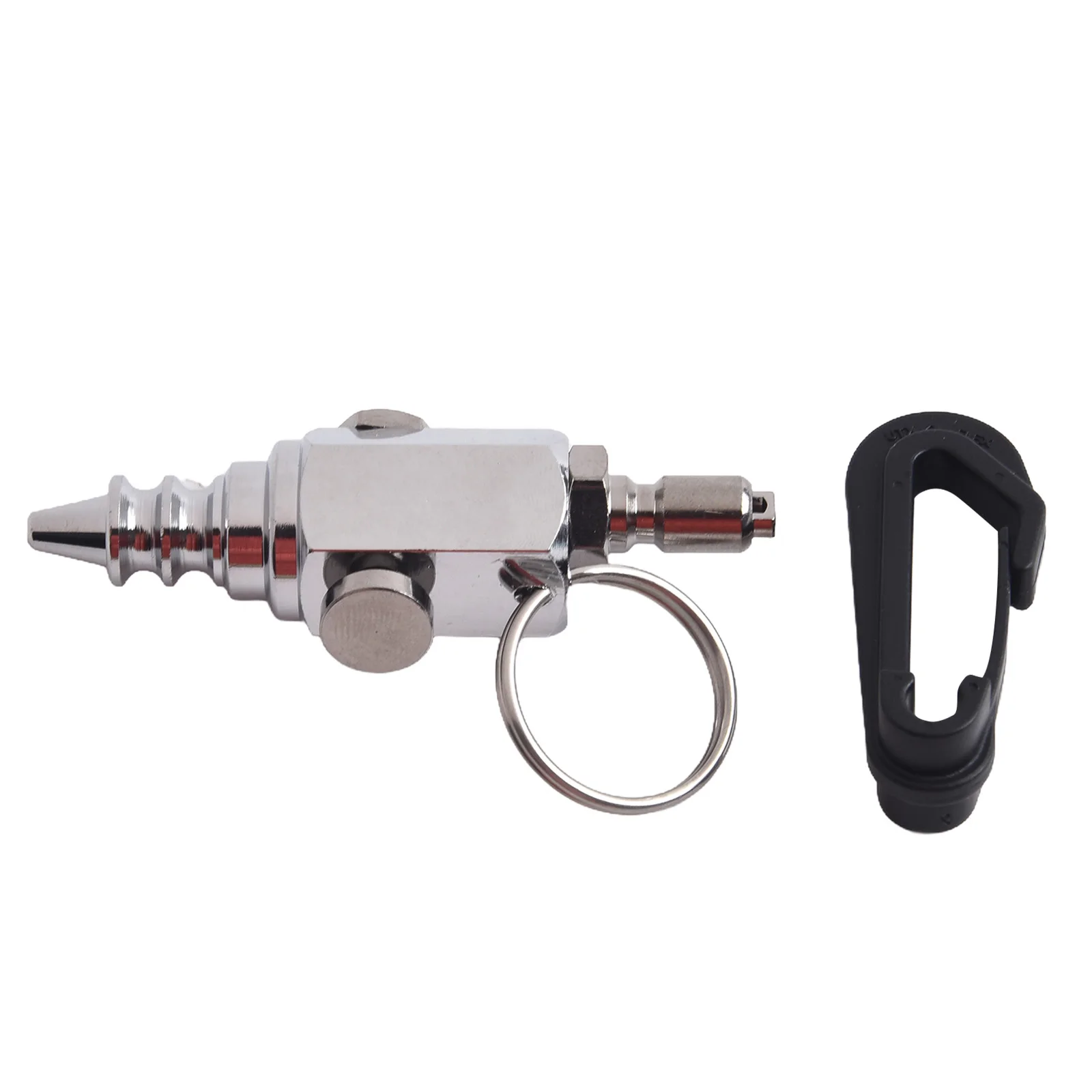 Diving Air Nozzle Stainless Steel Diving Nozzle Precision Equipment Cleaning Push Tip Release Air Bed Inflation Clip Attachment