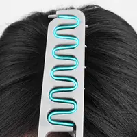Peignes à racines moelleuses, faciles à nettoyer, outil de soins capillaires léger, volumateur bouclé, peigne de naissance des cheveux Portable 5
