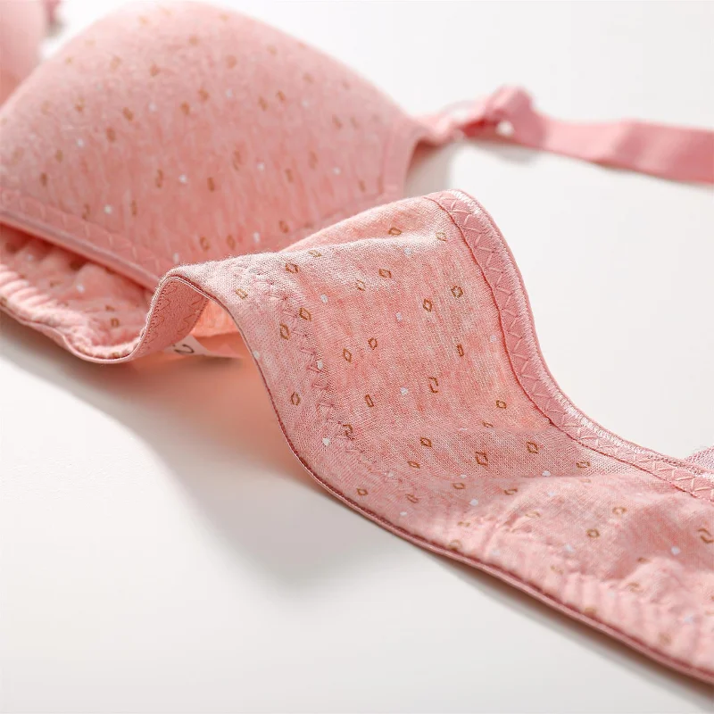 Pregnant women with no underwire adjustable breast overflow breast bra with push-up front lactation bra nursing bra 4