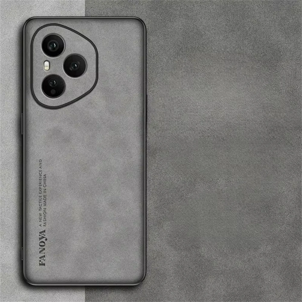 For Honor 400 Pro Sheepskin Matte Hard Back Case with Camera Protection and Shockproof Soft Frame Cover