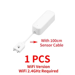 Smart WiFi Water Leakage Sensor & Alarm with App Control (WiFi Version)