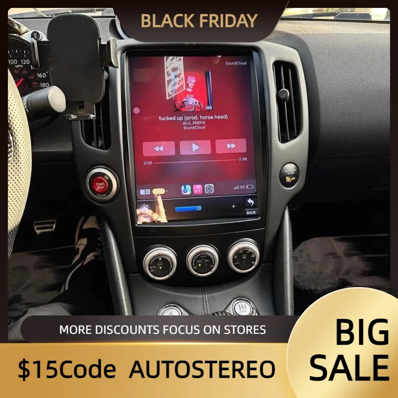 AutoStereoAndroidCarplayForNissan370Z20082018TeslaScreenCar