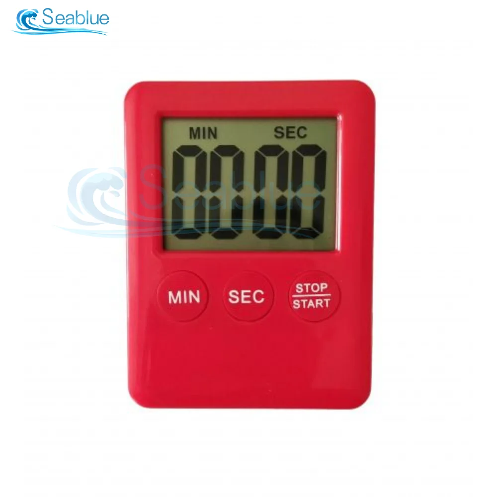 Multi-Function Digital Kitchen Timer with LCD Display for Cooking, Baking, and Exercise