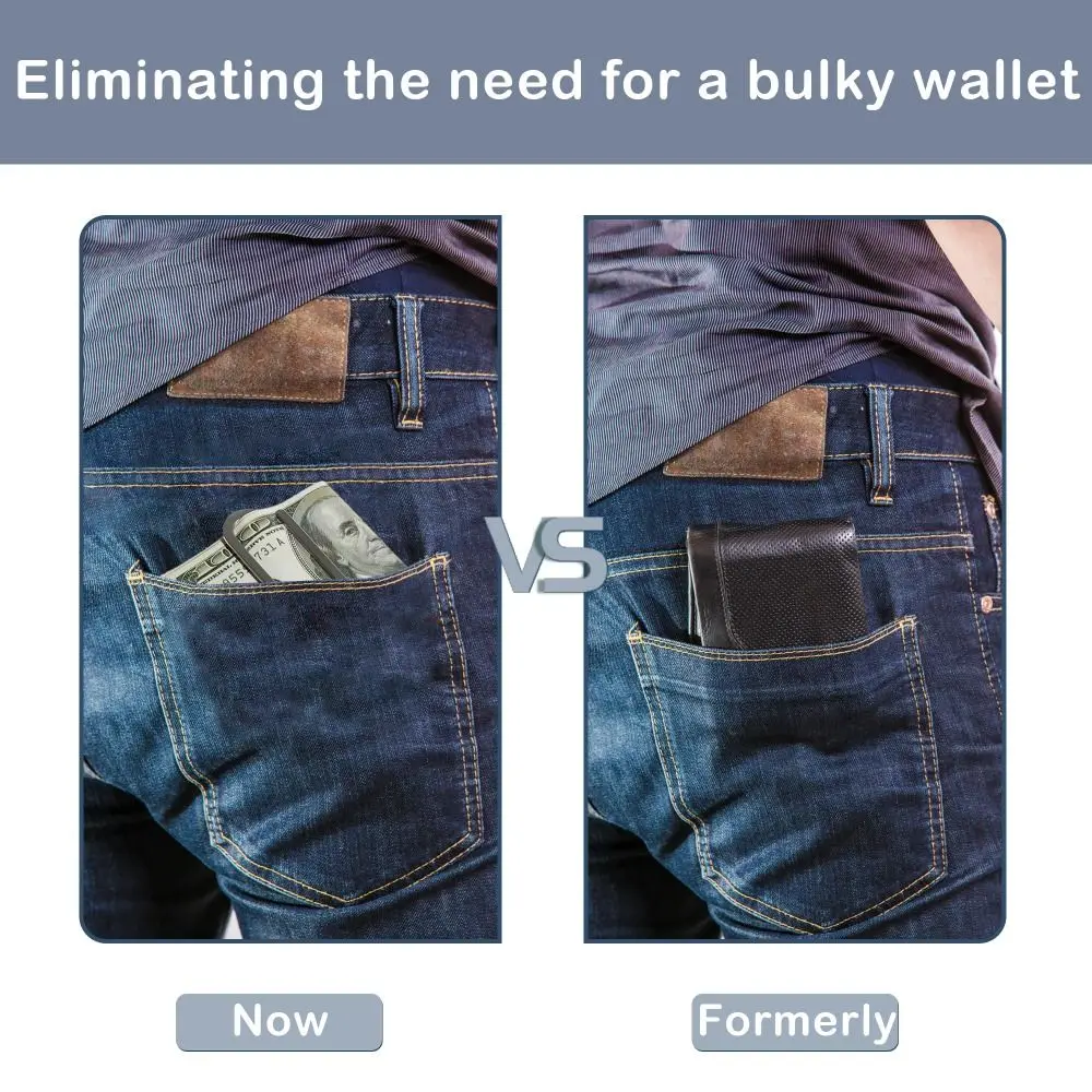 Kreative Geldscheinklammer aus Metall, minimalistische Vordertasche, ultradünne Geldbörse, Kreditkartenclip, 2025, neuer Halter, Ordner, Banknotenklammer – Detail 6