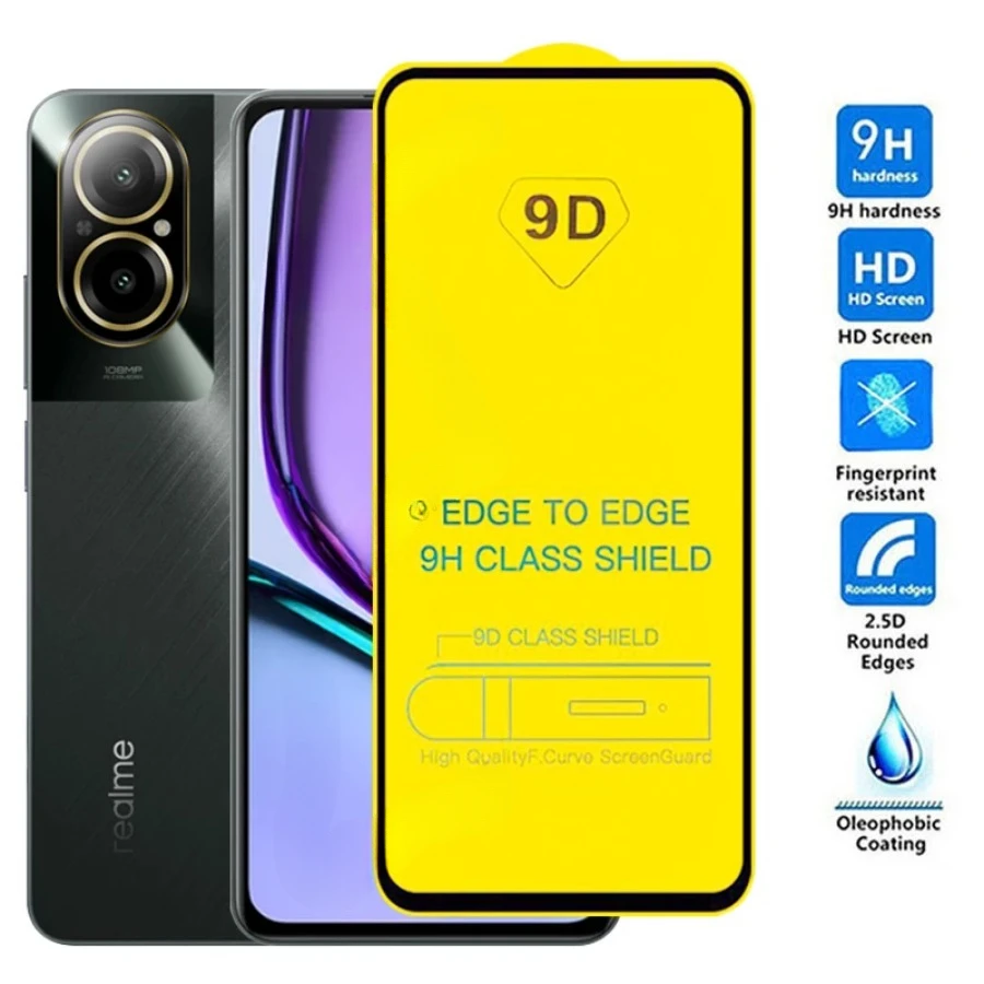 4PCS 9D Tempered Glass Screen Protectors