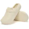 Crestar Winter Fur Women Slippers Outdoor Antiskid Waterproof Fuzzy Lined Men Garden Shoes Adjustable Warm Fluffy House Slippers 3