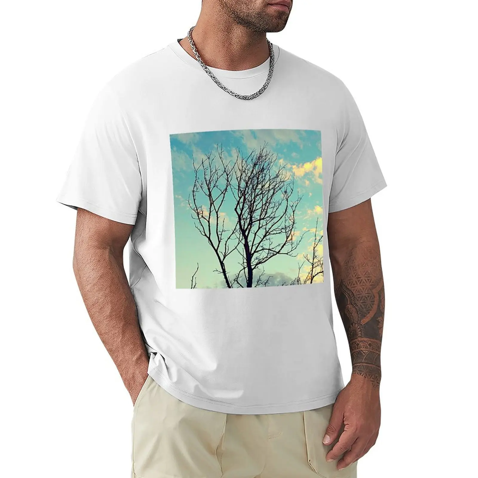 

Fall Sky View T-Shirt aesthetic clothes anime clothes Short sleeve tee mens clothing