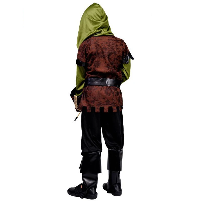 Kids Archer Costume Boys Hunter Costume Robin Hood Cosplay Outfits For Halloween Purim Carnival Party kids cosplay costume