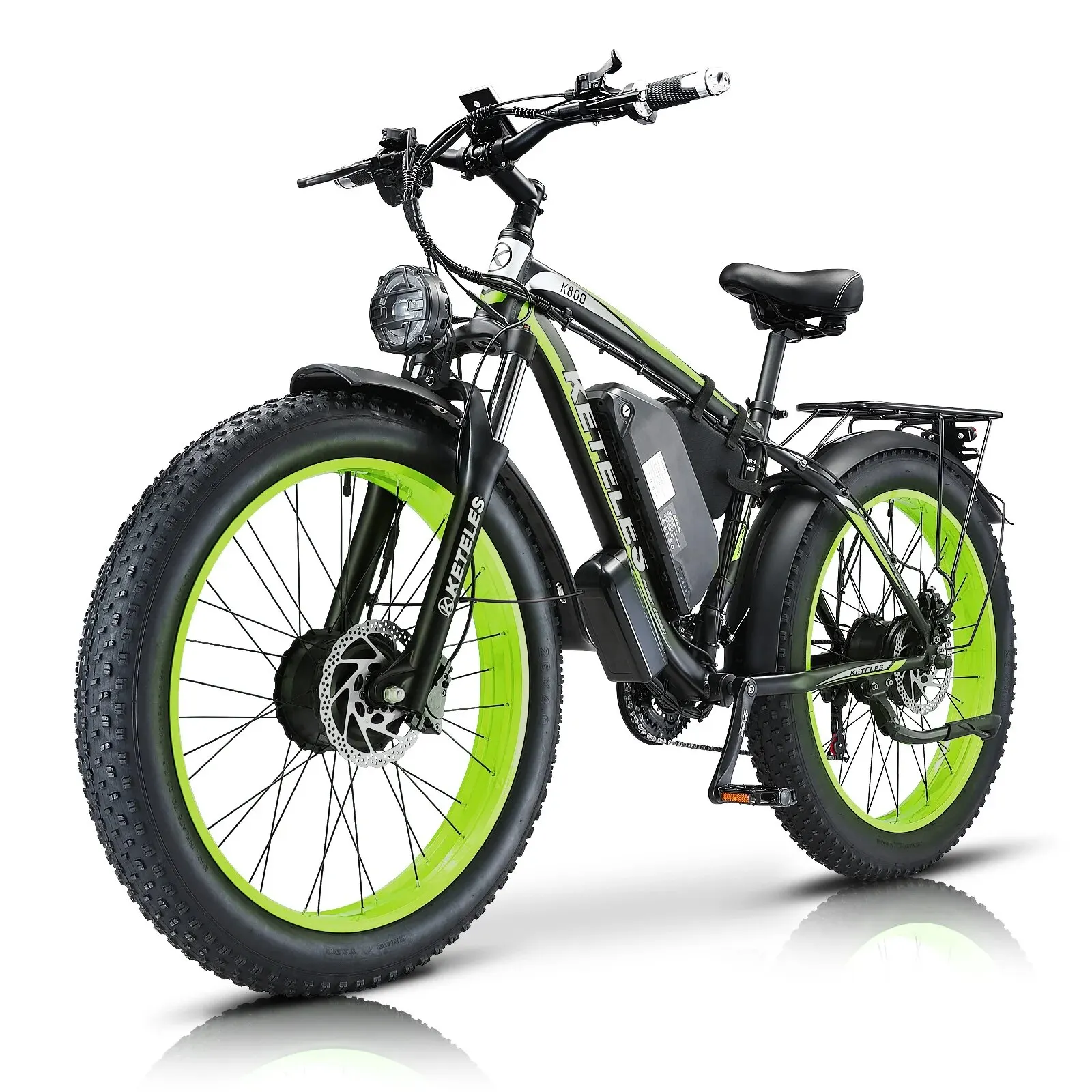 

2024 New Model 1500W Motor 48V20AH Battery 26 Inch Fat Tires, Hydraulic Brakes Mountain Off-Road Snow