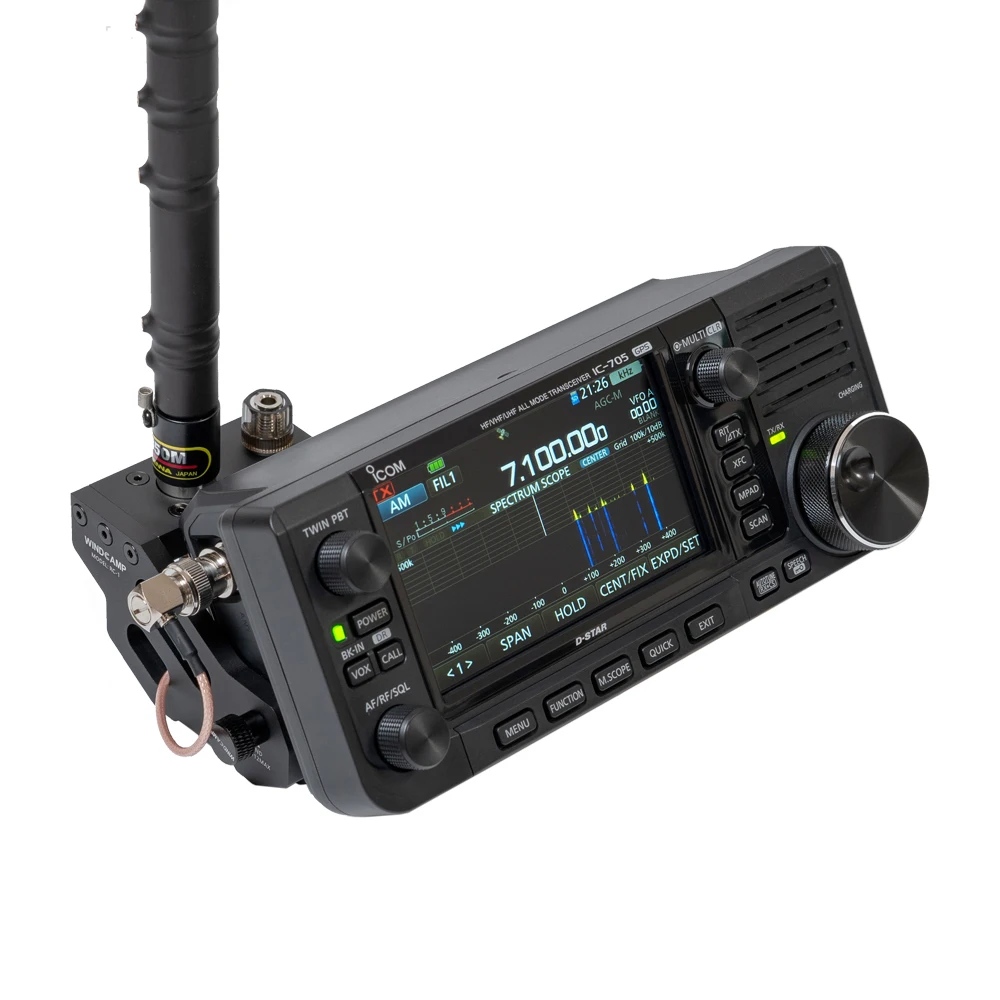 Windcamp RC-1クイック削除アンテナサポートフィット携帯ラジオIC-705