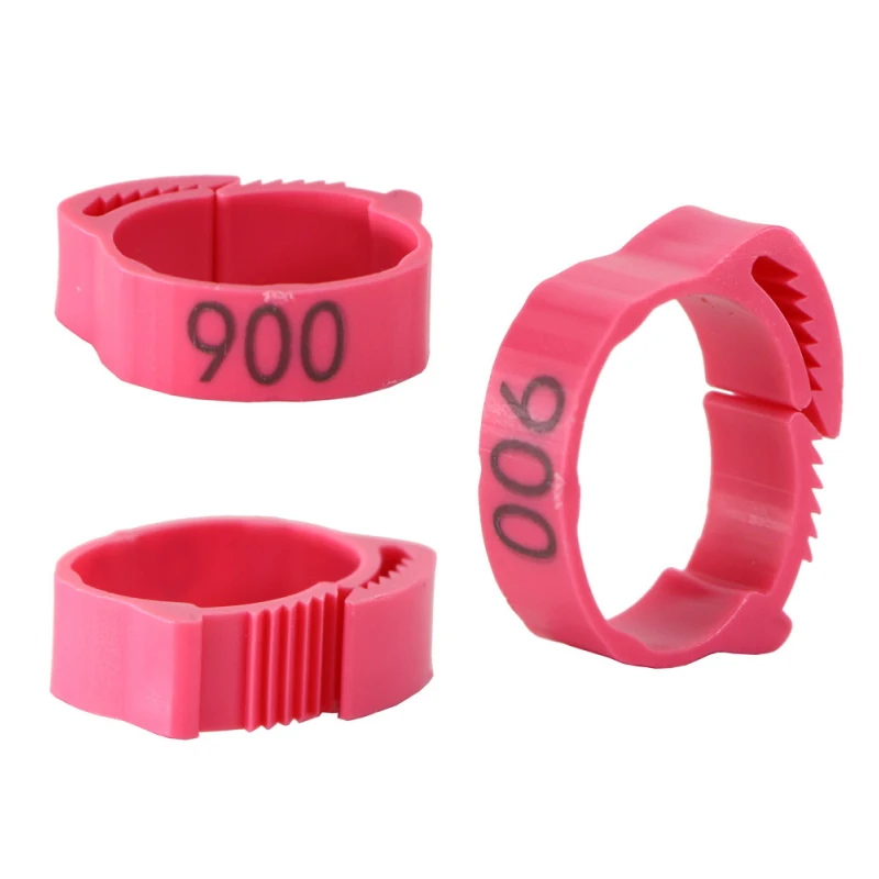 25pcs 100pcs Chicken And Duck Pigeon Leg Small Foot Ring Clasp Poultry Leg Chick Duck Goose Animal Identification Tool