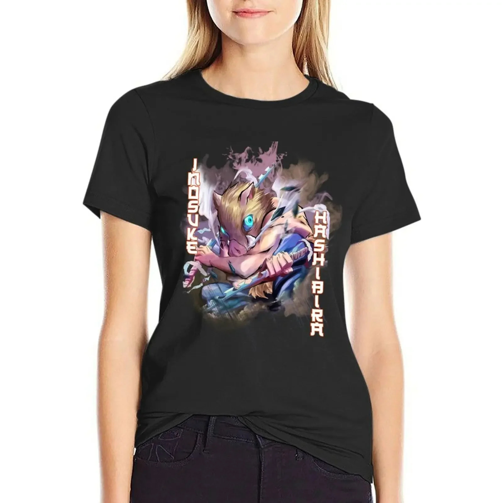 

In0suke Breath of Beast T-Shirt Female clothing hippie clothes cute tops T-shirt Women