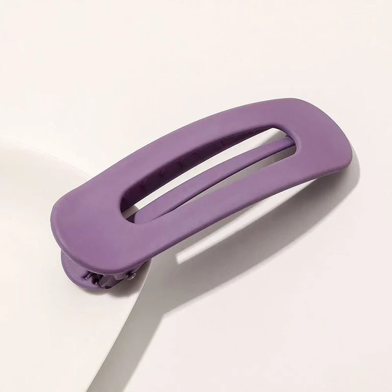 Koreanische Matt Große Haar Clips Für Frauen Mädchen Haar Zubehör Mode Farbe Solide Acryl Haarnadeln Gezahnt Nicht-slip BB haarspange – Detail 9