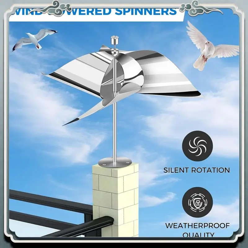 Reflective Wind Powered Scare Devices Bird Reflectors Protect Your Gardens Pigeons Away From House