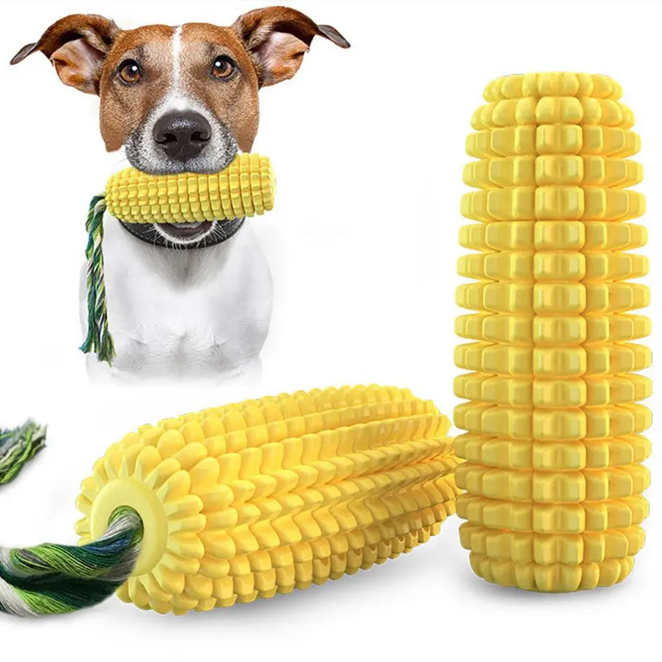 

Squeaky Dog Toy With Corn Shape Design Pet Toys Promotes Healthy Chewing Habits Dogs Accessories Pets Products Scream For Home