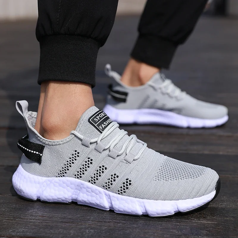 Summer Men Sneakers Breathable Anti-Odor Sports Casual Running Shoes Comfortable 2025 New Track Field Basketball Sports Shoe Men