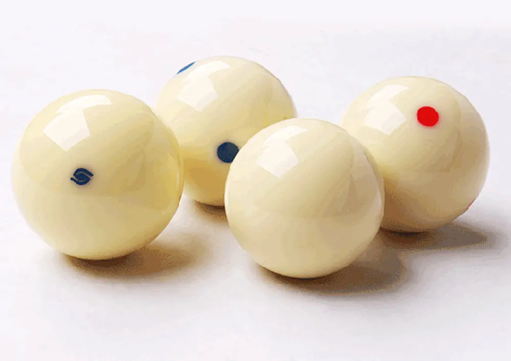 Aramith/Taiwan Blue Eye/ 6 Red Dots Cue Ball Replacement 2-1