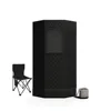 Full Body One Person Steam Sauna Heating 2000W 4.2L Portable Box Ease Insomnia Stainless Steel Pipe Support AU UK US EU Plug 1