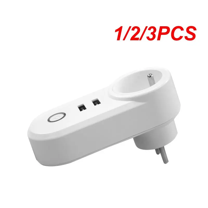 

1/2/3PCS Woolley Wifi Smart Plug with USB Charging EU UK US Wireless Outlet Dual USB Plug Timer Remote Control for Smart Home