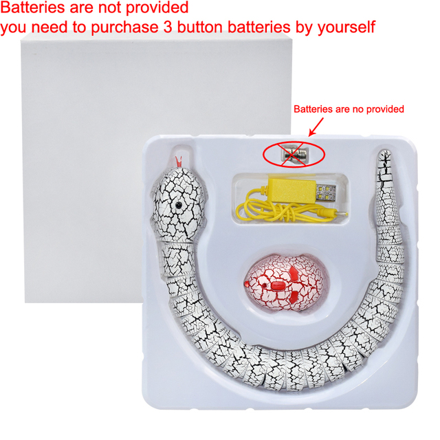 Animal Infrared Remote Control Electric Snake Egg Rattlesnake Kids Children Toys Trick Terrify Mischief Toys Snake Model DDJ