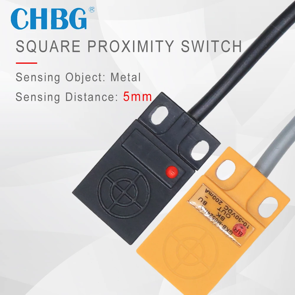 Chbg Tl-W5 Sensore Di Prossimità Di Piccole Dimensioni 5Mm Dc 12V 24V 3 Wire Metal Approach Interruttore Induttivo Gkb-M0524 Automazione Npn Pnp Plc