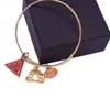 Drop Sale Metal Adjust Size Hand Gesture Red Delta EST 1913 Sorority Charms Bangles 2