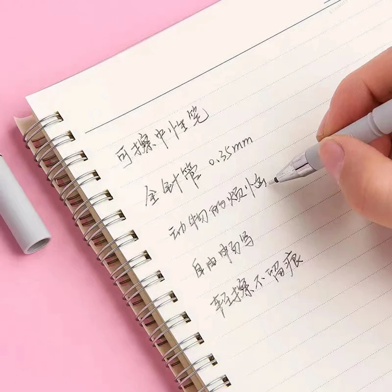 0.5mm Erasable Gel Pens Animals Panda Erasable Pen Refills Rods Washable Handle School Office Supplies Stationery 37/57Pcs/set