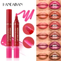6-color double-ended lip pencil, lip oil, liquid watercolor lip pencil, moisturizing and easy-to-apply lip gloss 3