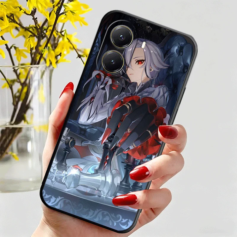 Soft Silicone Genshin Impact Arlecchino Phone Case