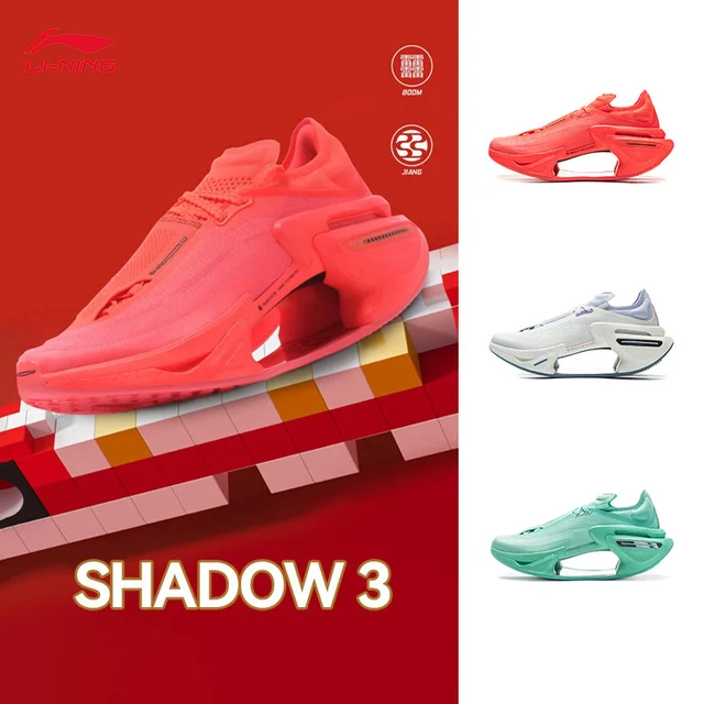 LI-NING SHADOW 3 chaussures de course unisexe à vitesse de printemps absorption des chocs rebond vitesse élastique chaussures de sport professionnelles ARRV001 1