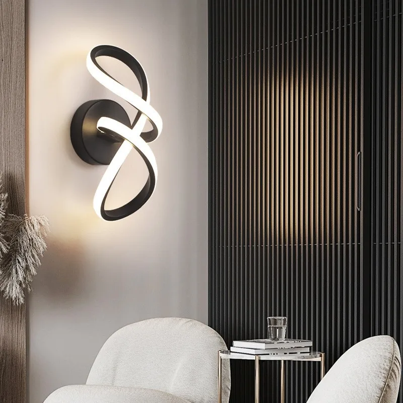 

21w AC85-265V Wall lamp simple modern Nordic bedroom room living room aisle corridor background wall lamp lamps and lanterns
