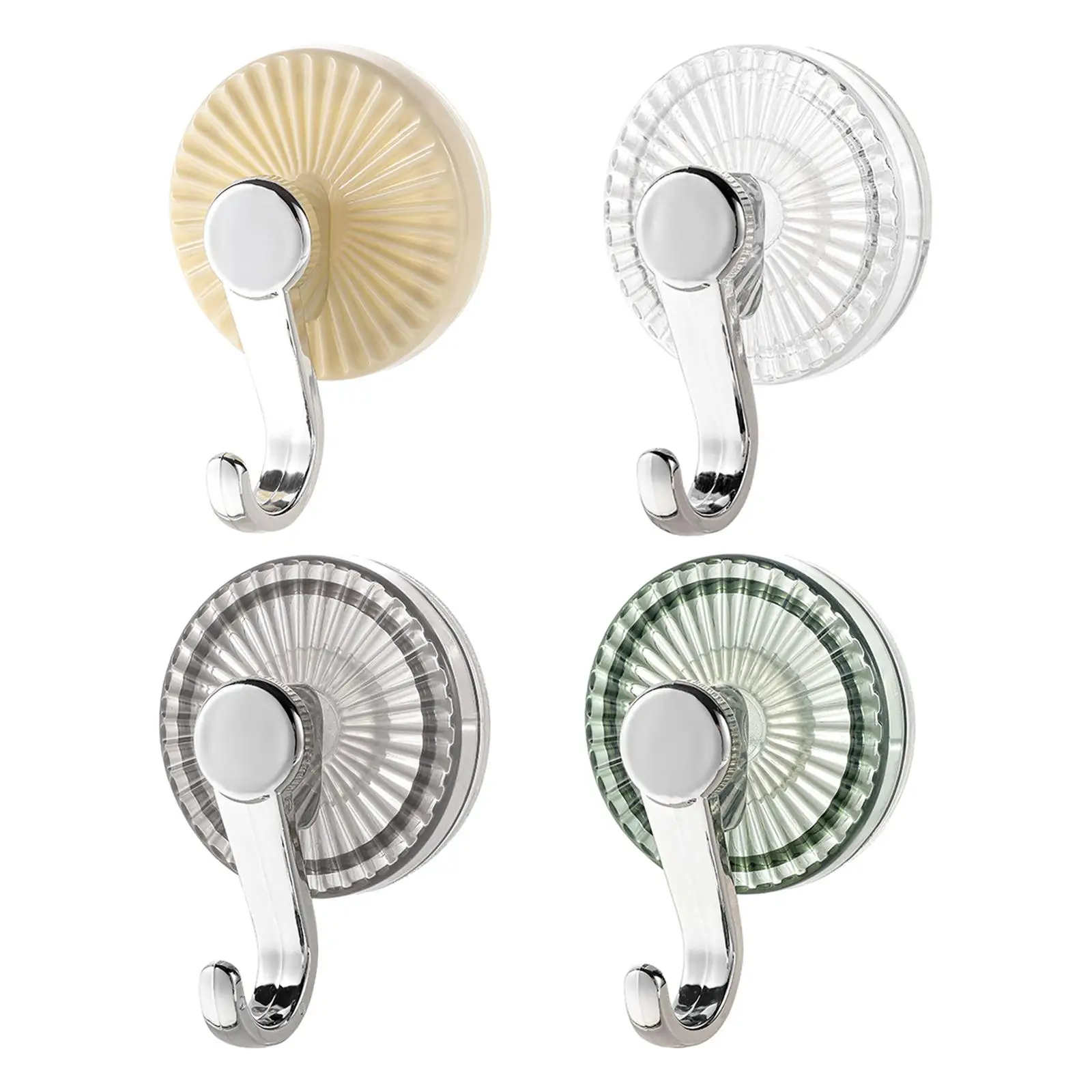 

Suction Hooks Waterproof Multipurpose Wreath Suction Holder Hanger Sticky Hooks for Loofah Glass Door Kitchen Towel Bathroom
