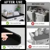 Laundry Room Organizer Bamboo Washer Dryer Countertop 27.5" x 54" Easy Assembly High Quality Space Saving Stylish Upgrade 4