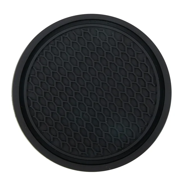 4pcs Car Coaster Non-Slip Silicone Mat For Car Water Cup Auto Interior Anti-Slip Cup Pad Drink Holder Mat Decoration Accessories - Image 4