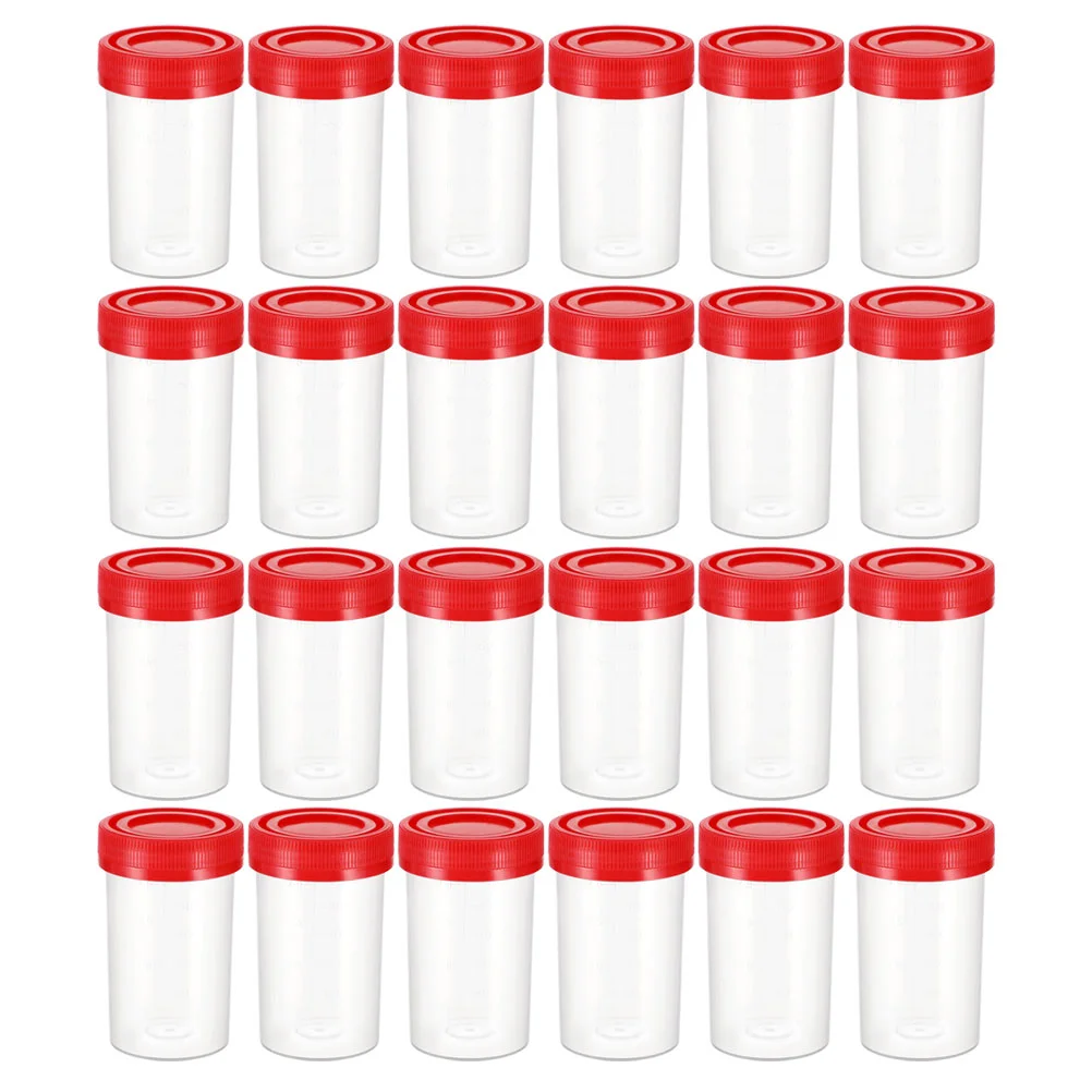 

50 шт., лабораторные стаканы для мочи со шкалой