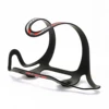SAVA Aluminum Alloy Bicycle Water Bottle Holder Black And White Cycling Cage Road Mountain Water Bottle Holder 4