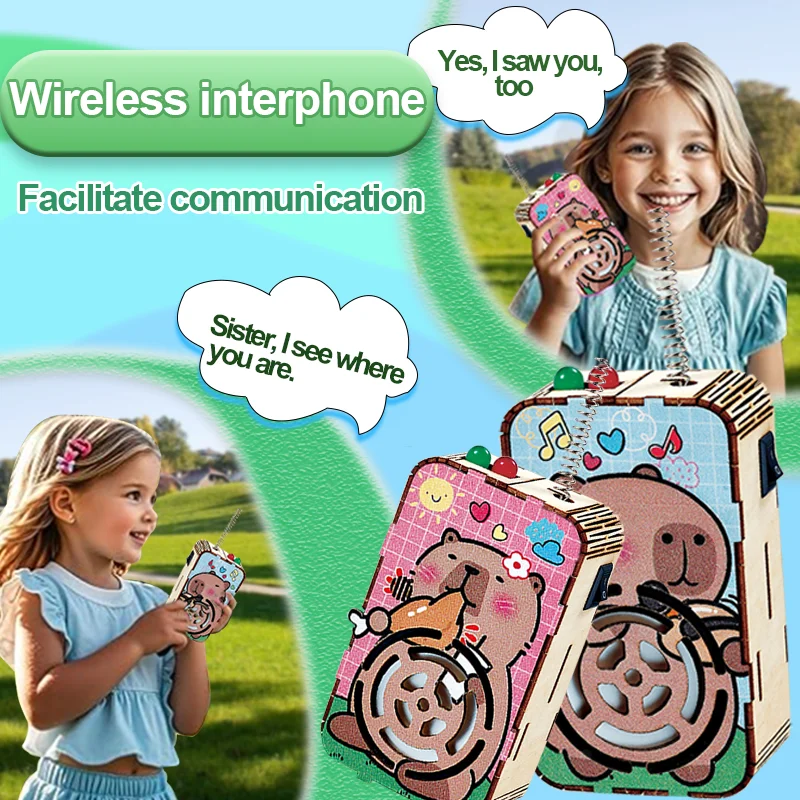 Walkie Talkies for Kids,Toys for 3-6 Year Old Boys Girls,Decent Range 2 Way Radio Toy Gifts for 5-8 Year Old Boys Girls,Christma 3