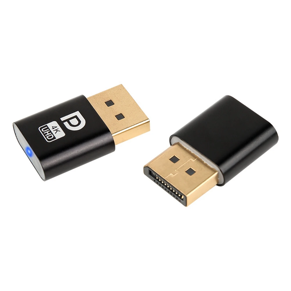 4K Displayport Dummy Plug DP Display Adapter EDID Headless Ghost Emulator Desktop Accessories for PC Graphics Video Card