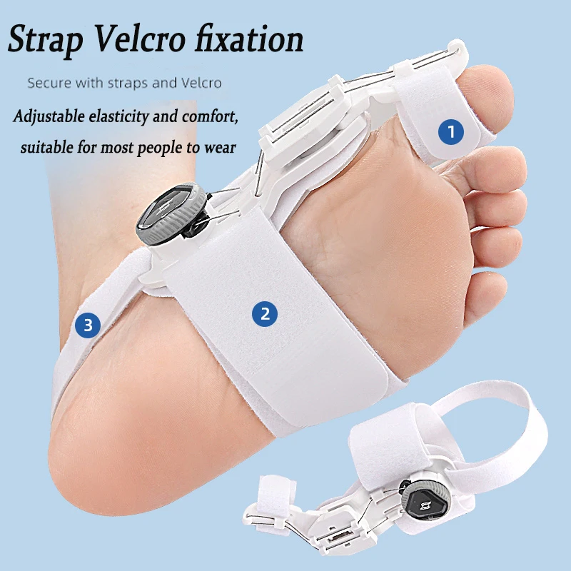 1 PCS Orthopedic Corrector Polyester Foot Bone Protrusion Corrector Skin Friendly Anti-wear for Thumb Correction Foot Care Tool toe corrector