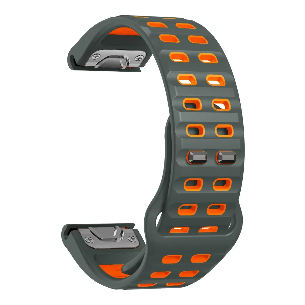 Durable Silicone Watch Strap - 26mm/22mm