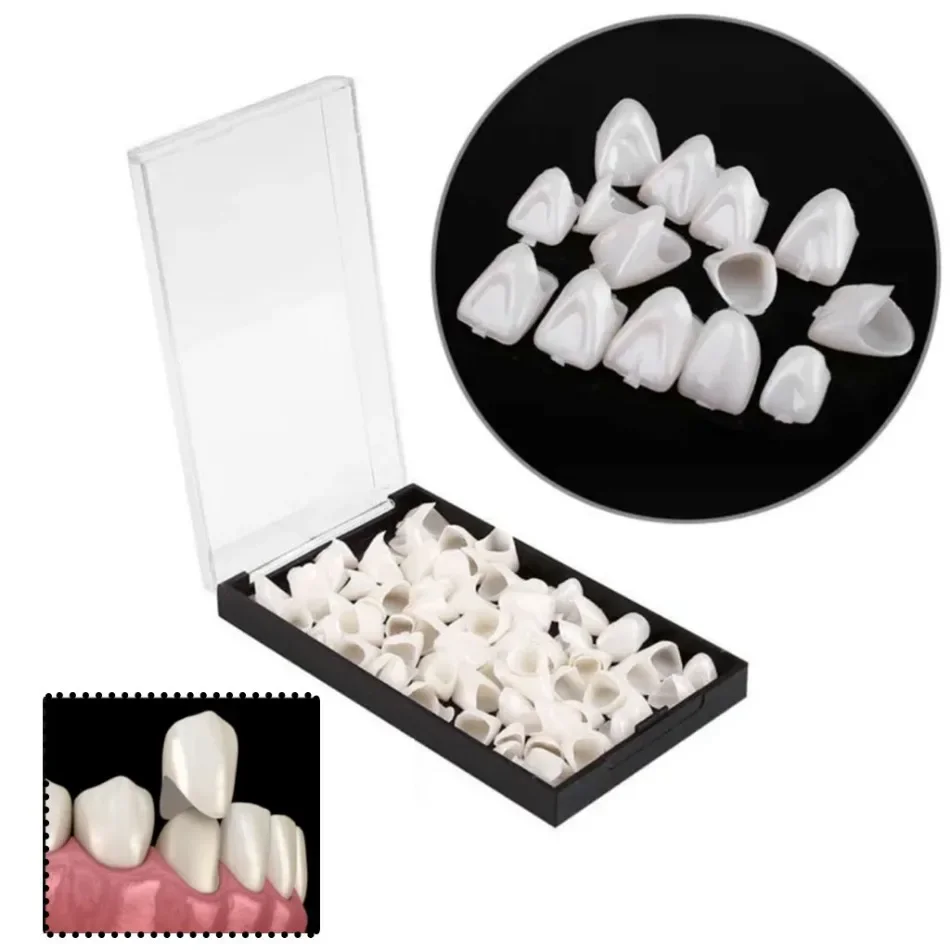 

1 Box Dental Crowns Resin Porcelain Temporary Teeth Crown Teeth Whitening Anterior Posterior Crown Tooth Veneers Oral Care